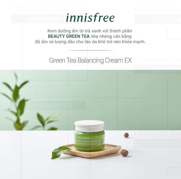 Kem Dưỡng Innisfree Green Tea Balancing Cream Ex